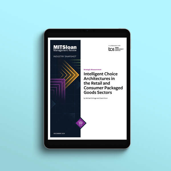 Intelligent Choice Architectures in the Retail and Consumer Packaged Goods Sectors